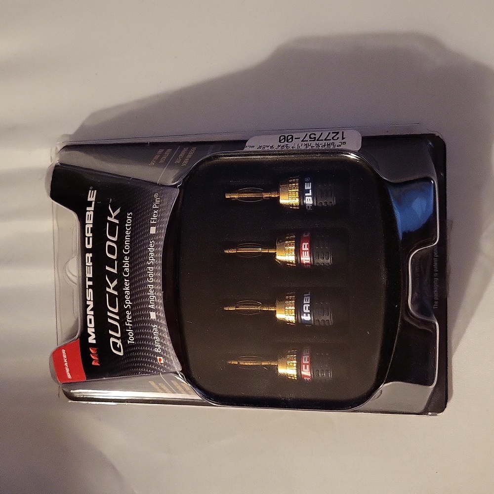 Monster cable  quick lock banana connectors